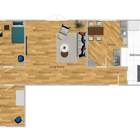 Cruwzo I Am Uniklinikum 公寓 *